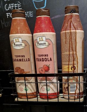 Vegan toppings at Gelato Fantasy Castello in Venice