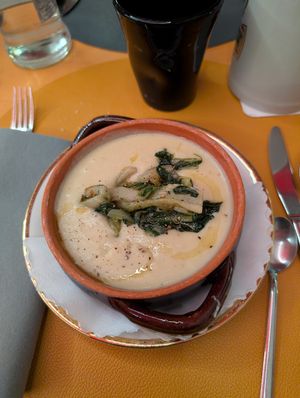 The three soup options are vegan at Il Piatto Sbeccato in Udine