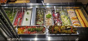 Delicious salads at Living Green Cafe in Fort Lauderdale