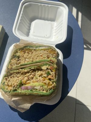   at Living Green Cafe in Fort Lauderdale