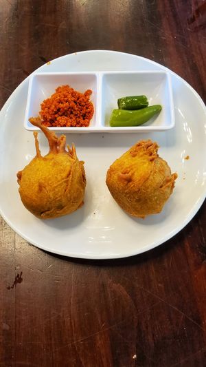 Batata Vada (Vegan) at Annapoorna  in Milpitas