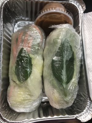 VA5 summer roll   at Vegan Thai - Cloud Kitchen in New York City