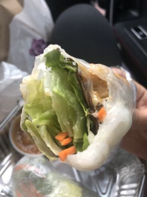 VA5 summer roll   at Vegan Thai - Cloud Kitchen in New York City
