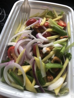 VSA3 mango apple salad   at Vegan Thai - Cloud Kitchen in New York City