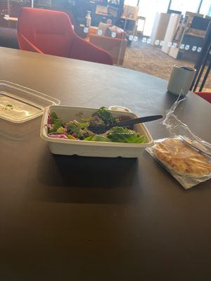 Greens with falafel   at NAYA - Moynihan Train Hall in New York City