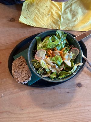 Green saladd  at Artemisia  in Stiefenhofen