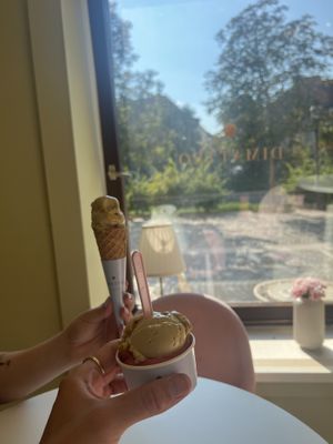   at Dimatteo Gelateria in Ljubljana