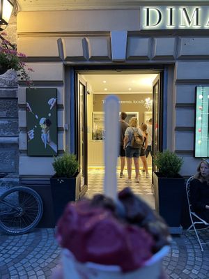 Yummy  at Dimatteo Gelateria in Ljubljana