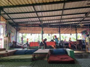 Inside at Old Chill Out Ganesh Restaurant in Hampi