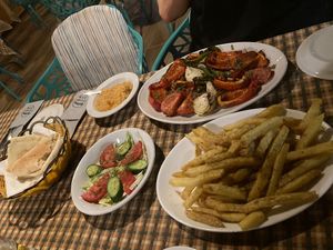 All for me😄 at Melania Restaurant in Paphos