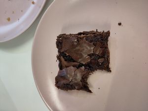 Brownie at The Village Kitchen in Market Harborough