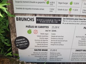 vegan brunch option at Bistrot and Chocolat in Strasbourg