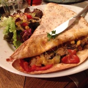 Quesadilla  at Bistrot and Chocolat in Strasbourg
