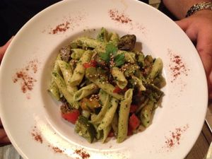 Penne at Bistrot and Chocolat in Strasbourg