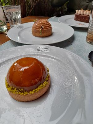 3 desserts at Bistrot and Chocolat in Strasbourg