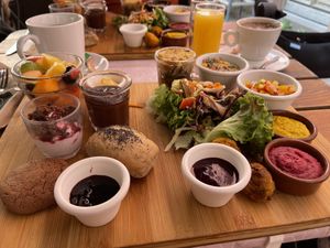 Vegan brunch platter, 25€  at Bistrot and Chocolat in Strasbourg
