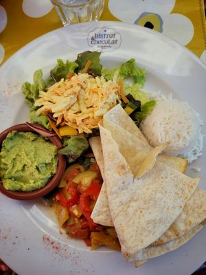 Assiette vegane at Bistrot and Chocolat in Strasbourg