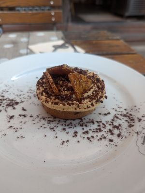 The tarte at Bistrot and Chocolat in Strasbourg