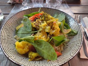 Vegan curry at Bistrot and Chocolat in Strasbourg