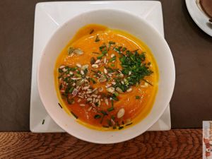 Soup at Bistrot and Chocolat in Strasbourg