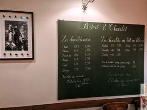Type of chocolate at Bistrot and Chocolat in Strasbourg