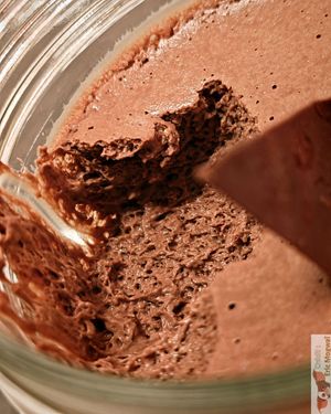 Vegan Chocolate mouss at Bistrot and Chocolat in Strasbourg