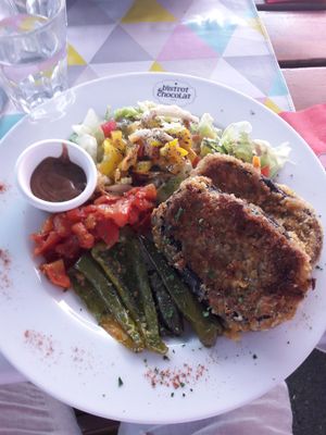 Plat du jour at Bistrot and Chocolat in Strasbourg