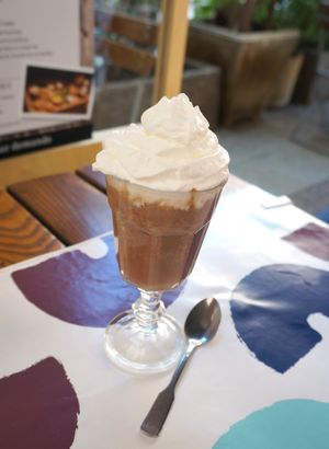 Chocolate + Whipped Cream (vegan) at Bistrot and Chocolat in Strasbourg