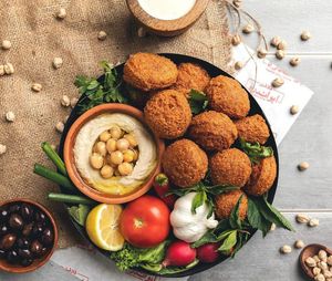 Falafel Plate at Lebnéne - Lebanese Street Food in Benalmadena