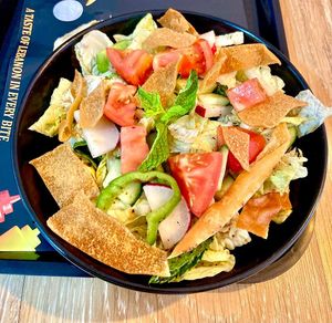 fattoush salad at Lebnéne - Lebanese Street Food in Benalmadena