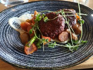 Vegan pihvi-thing at Rosso in Joensuu