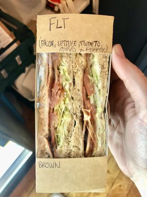 FLT sandwich   at Harry's at 387 in Belfast