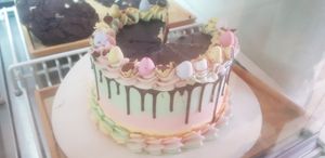 Rainbow cake at Harry's at 387 in Belfast