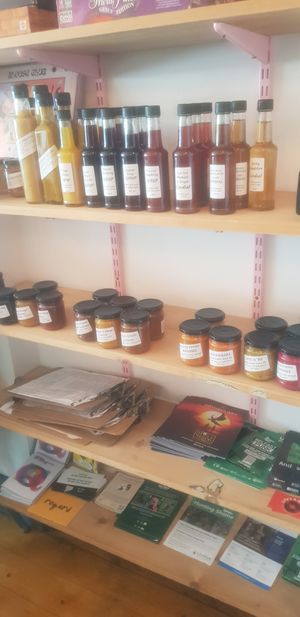 Syrups, sauces and jams at Harry's at 387 in Belfast