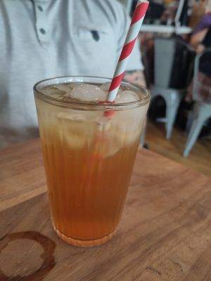 Iced tea at Harry's at 387 in Belfast