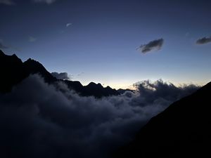 Night at Greizer Hütte at Greizer Hütte  in Mayrhofen