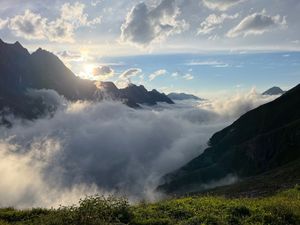 evening at Greizer Hütte at Greizer Hütte  in Mayrhofen