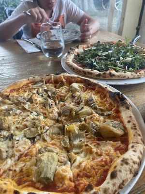 Sicilia pizza with vegan chesse  at 1910 in Degania Alef