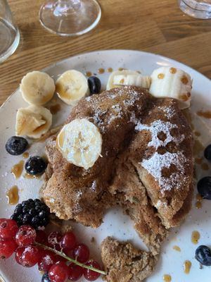 Banana pancakes  at Lagom in Amsterdam