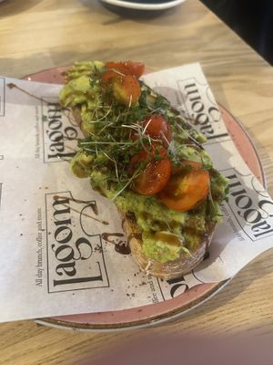 Avocado on toast    at Lagom in Amsterdam