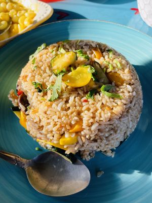 Chaufa  at Qusqo in West Los Angeles