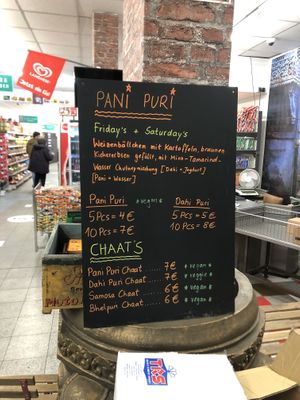 Menu  at Zora in Berlin