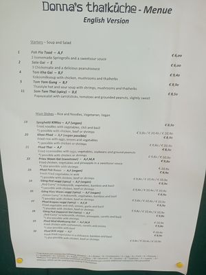  at Donna's Thaiküche in Salzburg