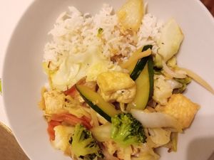 Vegan (with tofu) at Donna's Thaiküche in Salzburg