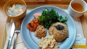  at Genmai Cafe in Osaka