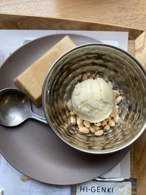 Ice cream   at Genmai Cafe in Osaka