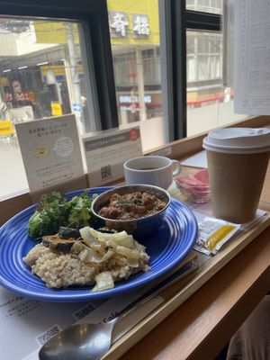   at Genmai Cafe in Osaka