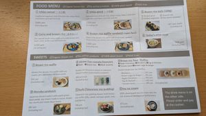 Menu end of May at Genmai Cafe in Osaka