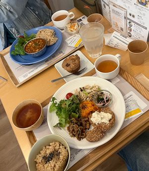   at Genmai Cafe in Osaka