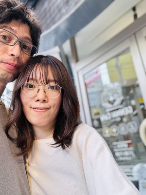   at Genmai Cafe in Osaka